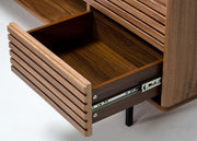 Maggie - Modern Walnut and Grey Buffet — view 3