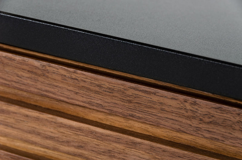 Maggie - Modern Walnut and Grey Buffet — view 4