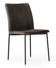 Maggie - Modern Black and Brown Dining Chair (Set of 2) — view 5