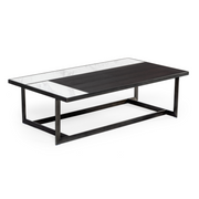 Fargo - Modern Ceramic & Grey Walnut Coffee Table — view 2