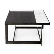 Fargo - Modern Ceramic & Grey Walnut Coffee Table — view 3