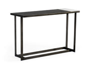 Fargo - Modern Ceramic & Grey Walnut Console Table — view 3
