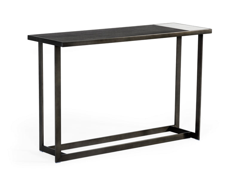 Fargo - Modern Ceramic & Grey Walnut Console Table — view 3
