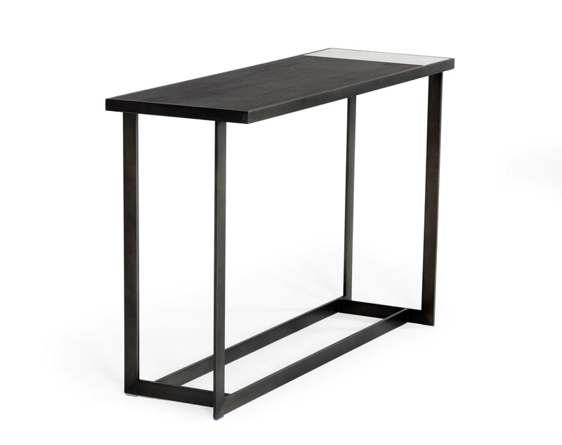 Fargo - Modern Ceramic & Grey Walnut Console Table — view 2