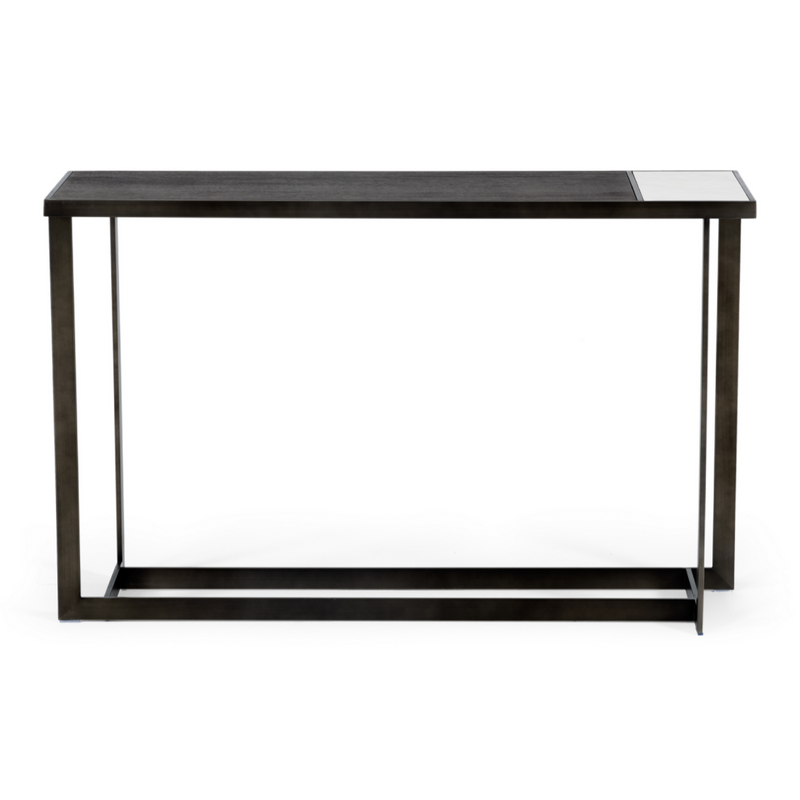Fargo - Modern Ceramic & Grey Walnut Console Table — view 5