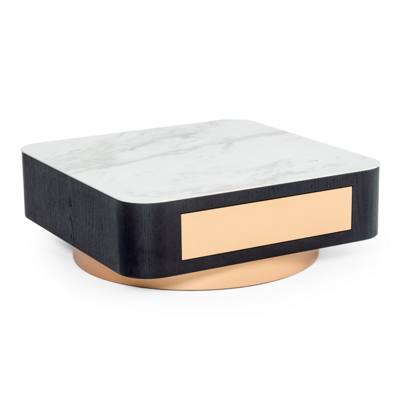 Peak - Modern Black Oak Coffee Table — view 2