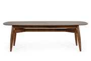 Ackley - Modern Walnut Rectangular Dining Table