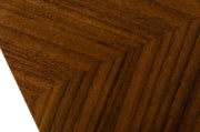 Ackley - Modern Walnut Rectangular Dining Table — view 3