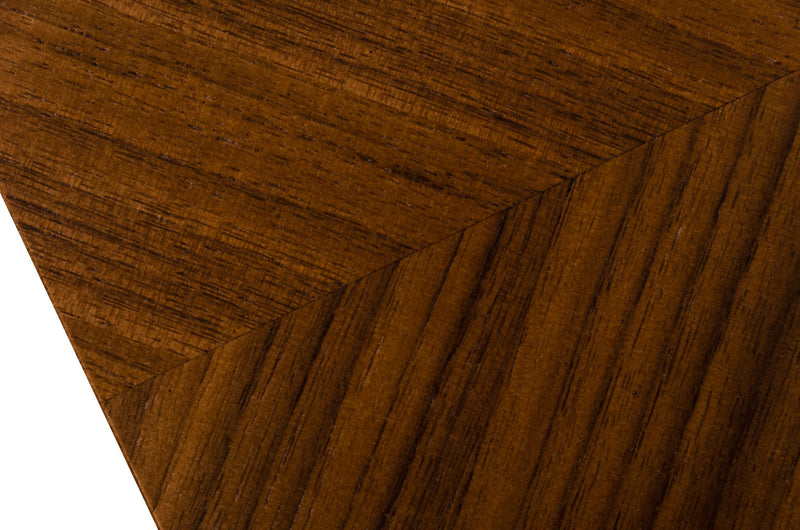 Ackley - Modern Walnut Rectangular Dining Table — view 3