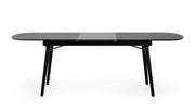 Addax - Modern Black Extendable Dining Table — view 4