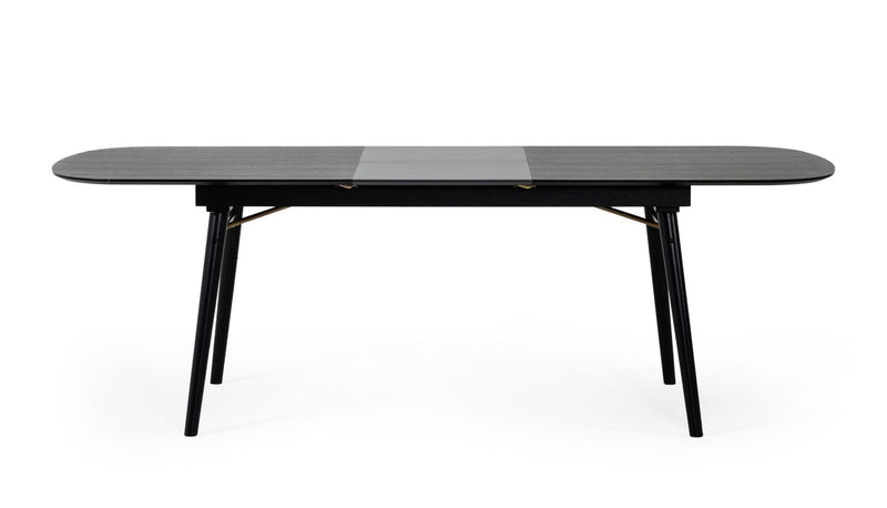 Addax - Modern Black Extendable Dining Table — view 4