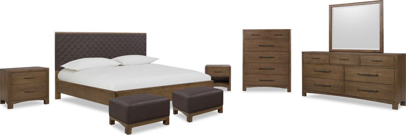 Arden 6 Drw Chest - Tvrn Brown