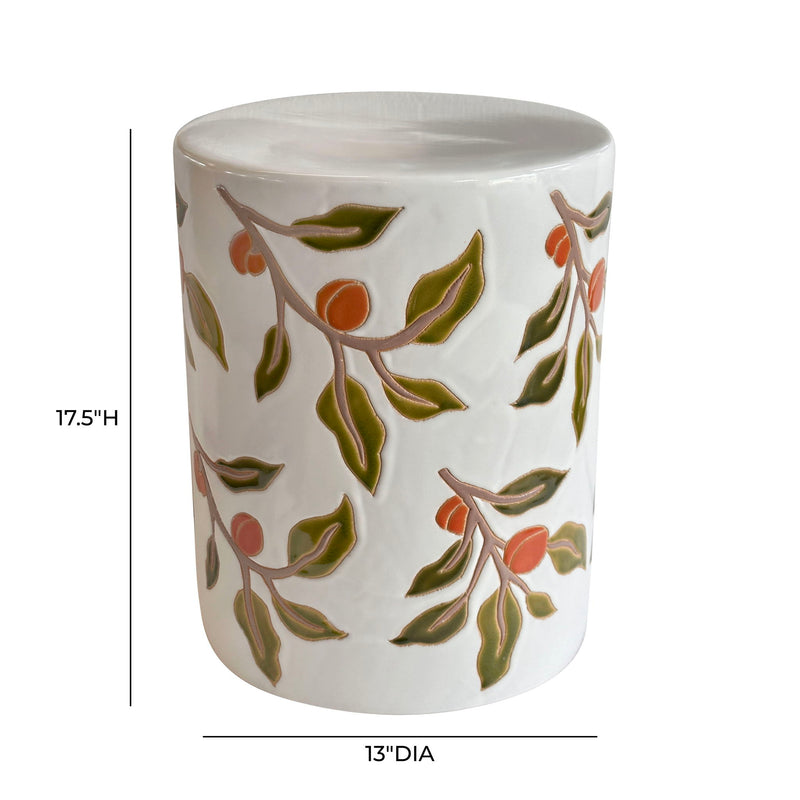 Tempest - Ceramic Table - Orange Citrus - R&R Furniture Gallery (Fountain Valley, CA)