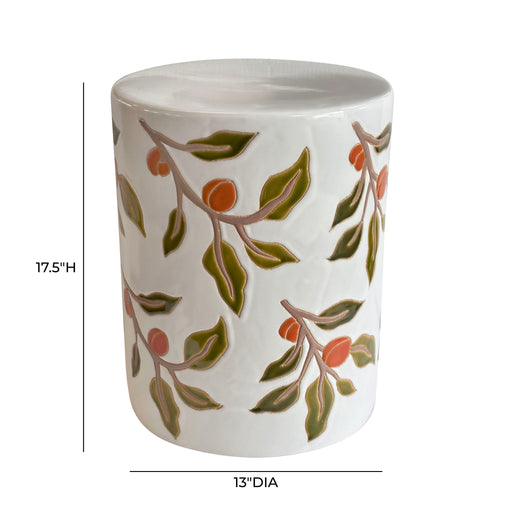 Tempest - Ceramic Table - Orange Citrus - R&R Furniture Gallery (Fountain Valley, CA)