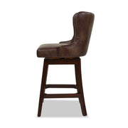 Holmes - Tufted High Back 360 Swivel Counter Height Barstool - R&R Furniture Gallery (Fountain Valley, CA)