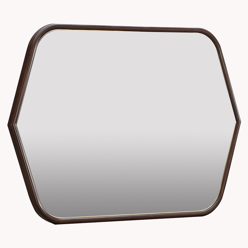 Houston - Wall Mirror - Walnut - R&R Furniture Gallery (Fountain Valley, CA)