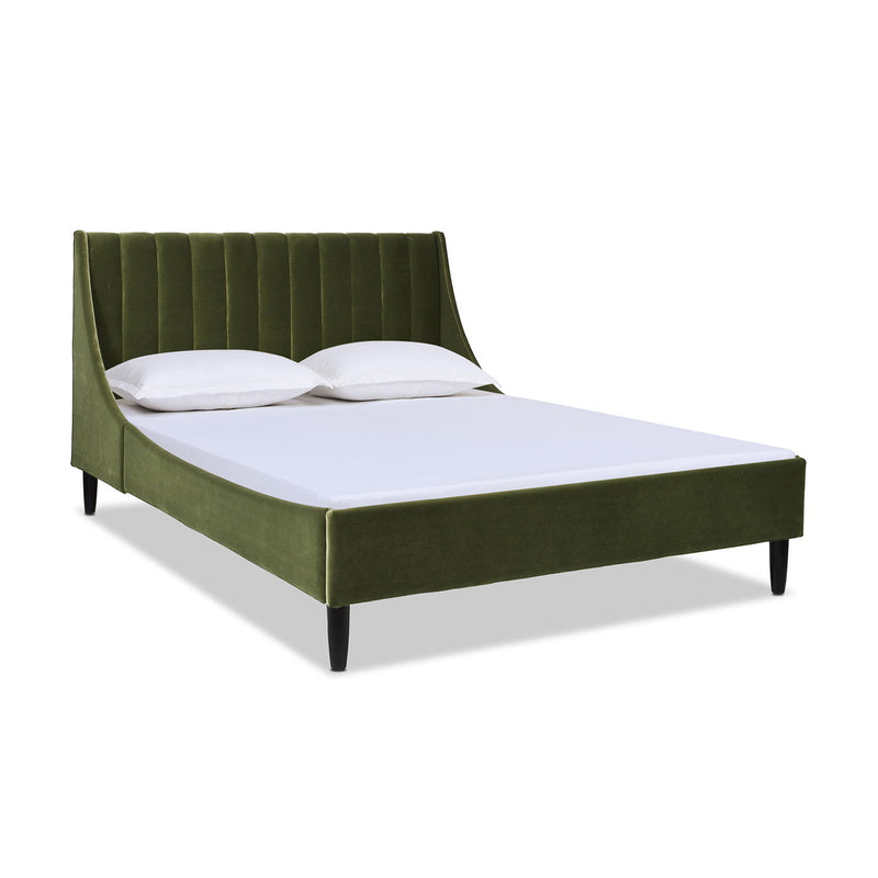 Aspen - Vertical Tufted Modern Headboard Platform Bed Set - R&R Furniture Gallery (Fountain Valley, CA)