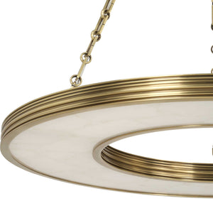 Newport - 1 Light LED Pendant - Brass