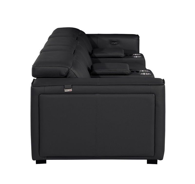 1224 - 5-Piece Modular Power Reclining Sofa In With 3 Power Recliners & Power Headrests