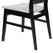 Mid Century Dining Chairs With Cushioned Seats And Wood Frame (Set of 2) - R&R Furniture Gallery (Fountain Valley, CA)