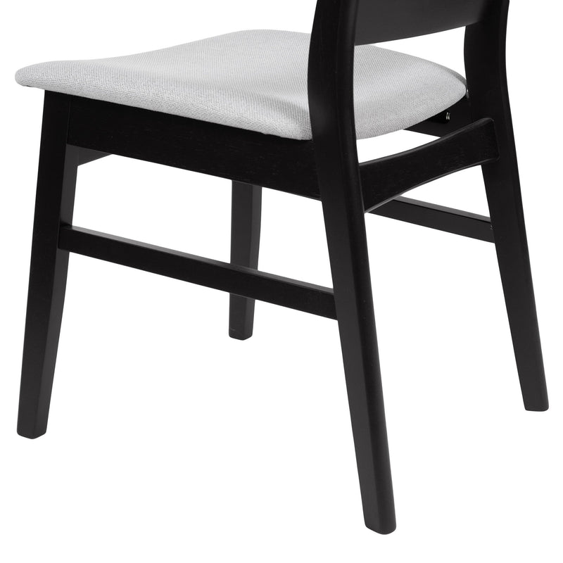 Mid Century Dining Chairs With Cushioned Seats And Wood Frame (Set of 2) - R&R Furniture Gallery (Fountain Valley, CA)