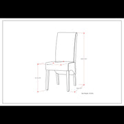 Avalon - Deluxe Parson, Dining Chair (Set of 2) - R&R Furniture Gallery (Fountain Valley, CA)