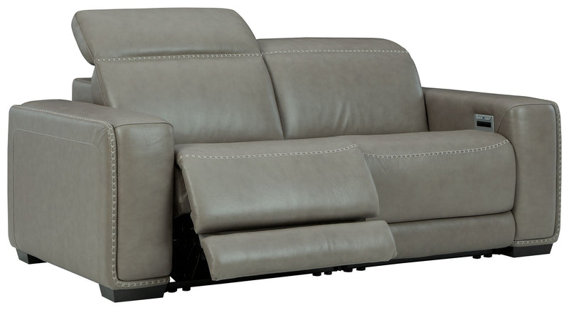 Correze - Power Reclining Sectional - R&R Furniture Gallery (Fountain Valley, CA)
