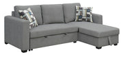 Pensole - Reversible Pop - Up Sleeper Sectional - R&R Furniture Gallery (Fountain Valley, CA)