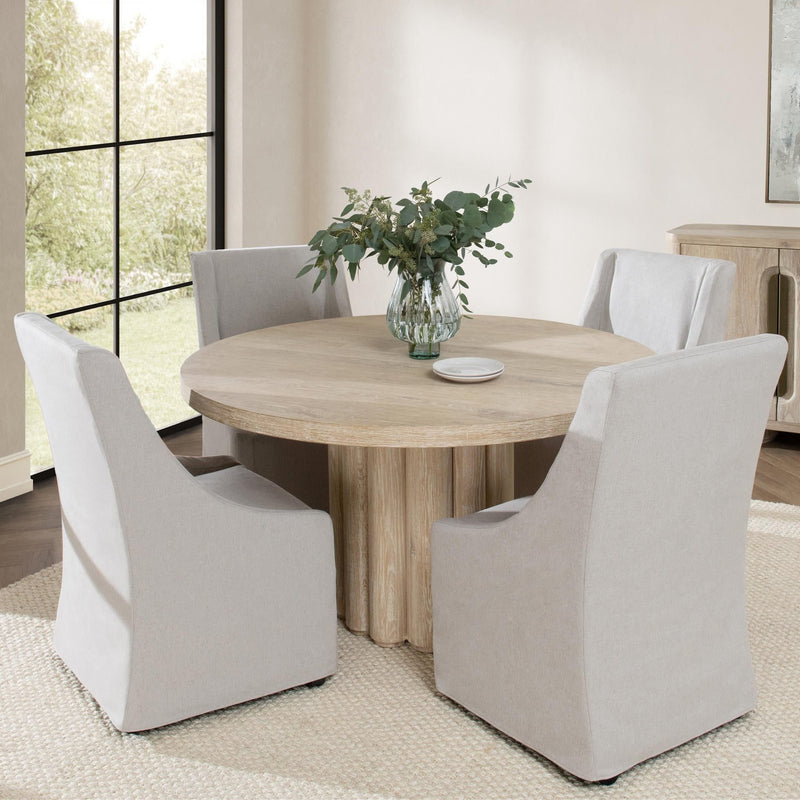 Tiber - Round Dining Table - R&R Furniture Gallery (Fountain Valley, CA)