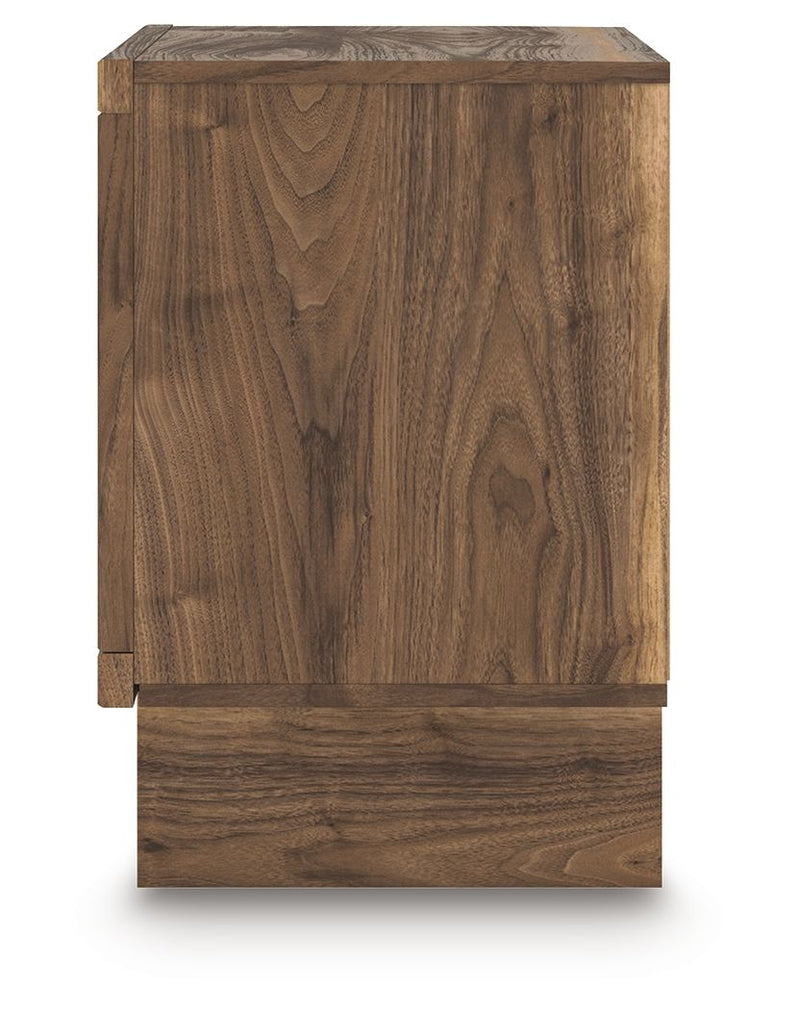 Chirason - Two Drawer Night Stand - Brown - R&R Furniture Gallery (Fountain Valley, CA)