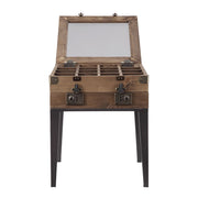 Kolin - Accent Table - Rustic Oak & Matte Gray - R&R Furniture Gallery (Fountain Valley, CA)