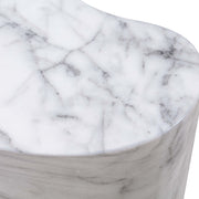 Slab - Marble Side Table - R&R Furniture Gallery (Fountain Valley, CA)