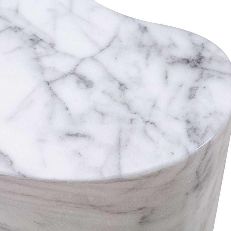 Slab - Marble Side Table - R&R Furniture Gallery (Fountain Valley, CA)