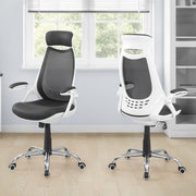 Office Chair, Adjustable Height, Swivel, Ergonomic, Armrests, Contemporary & Modern - R&R Furniture Gallery (Fountain Valley, CA)