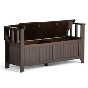 Acadian - Entryway Storage Bench, Handcrafted - R&R Furniture Gallery (Fountain Valley, CA)