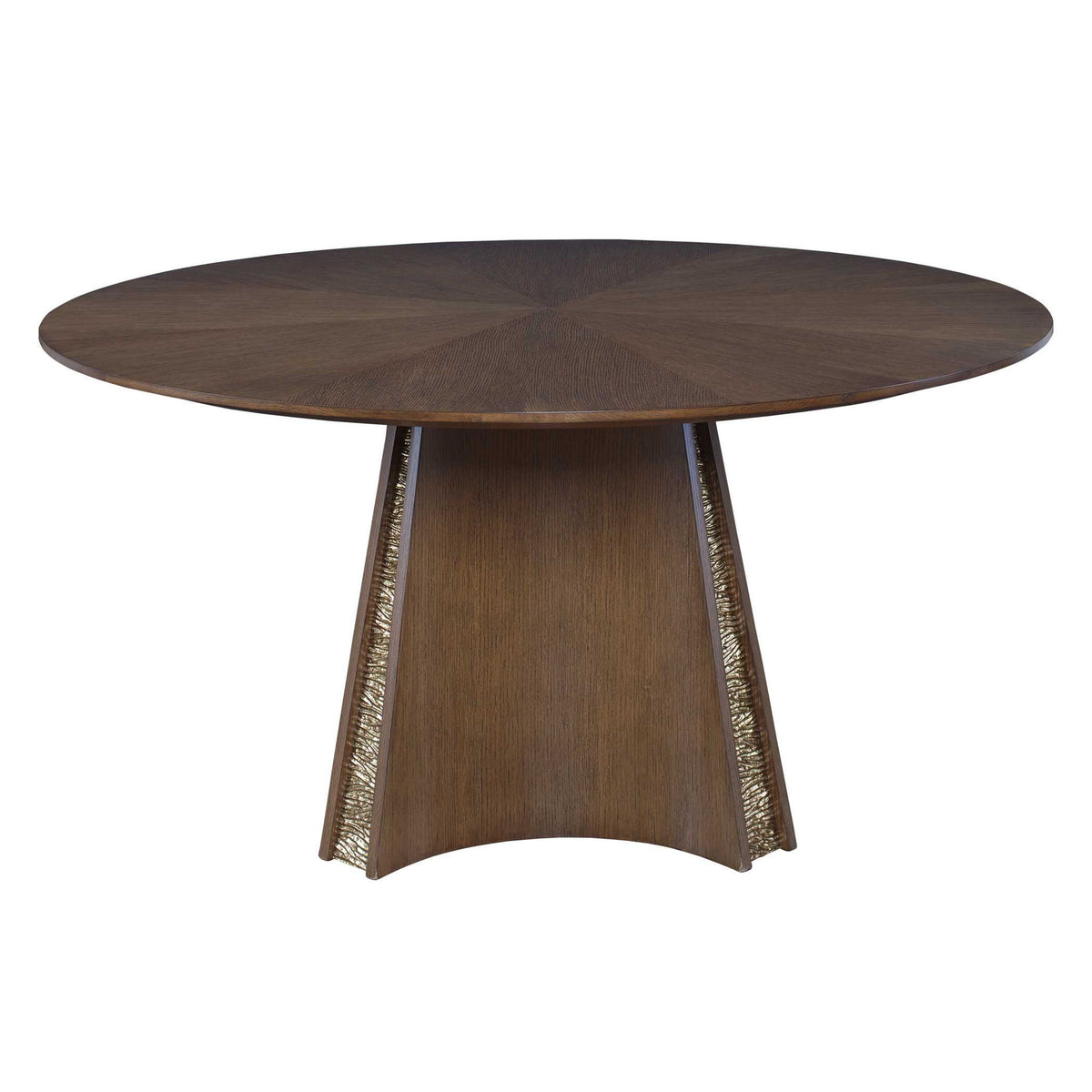 Gold Rush - Dining Table - Woodtone / Brass