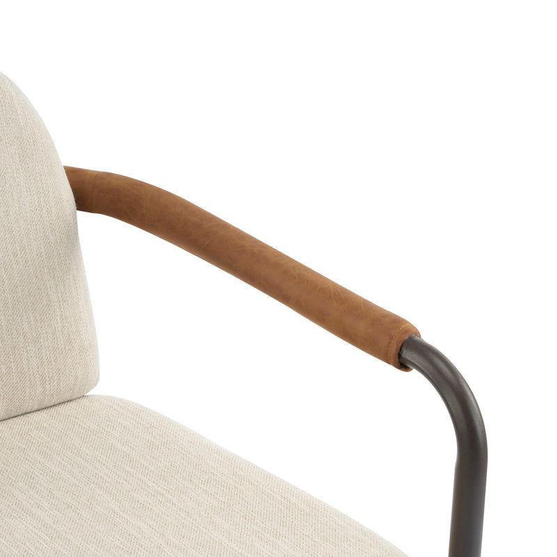 Modern Dining Chair Set With Durable Iron Frame And Comfortable Fabric Upholstery - R&R Furniture Gallery (Fountain Valley, CA)