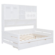 Daybed With All-In-One Cabinet And Shelf - R&R Furniture Gallery (Fountain Valley, CA)