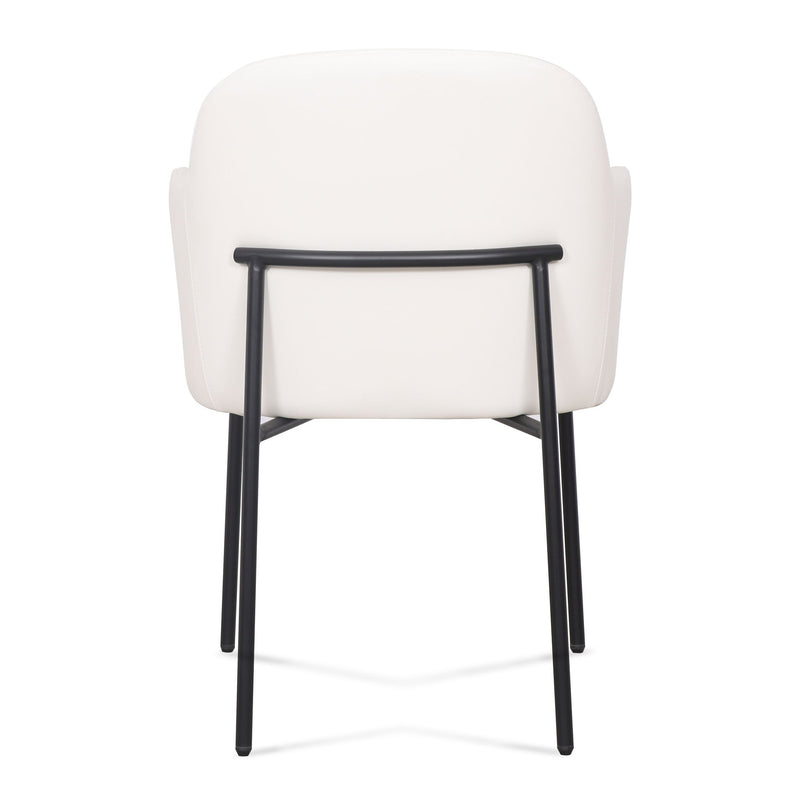Pair of Sydney armchairs by TOV Furniture, stylish modern chairs with plush upholstery and sleek design, set of two.