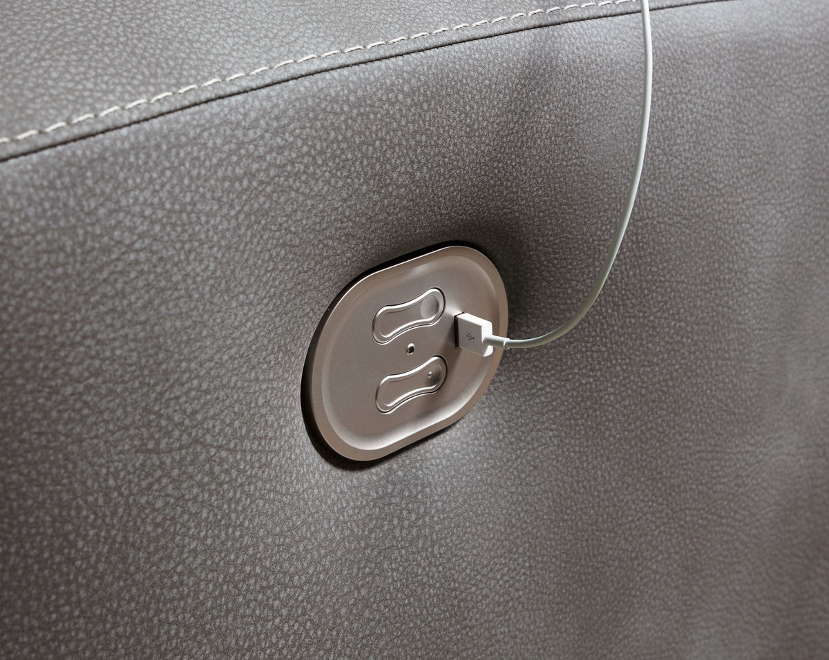 Next-Gen Durapella - Power Recliner With Adj Headrest - R&R Furniture Gallery (Fountain Valley, CA)
