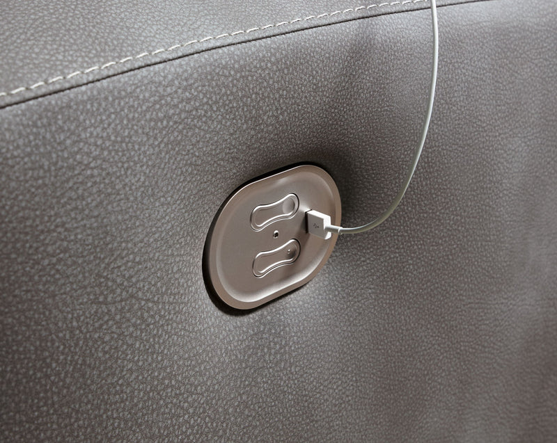 Next-Gen Durapella - Power Recliner With Adj Headrest - R&R Furniture Gallery (Fountain Valley, CA)