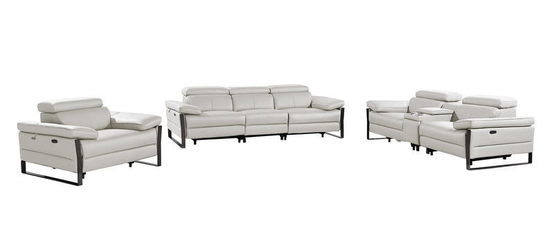 1246 - Modular Power Dual Reclining Sofa, Console Loveseat, And Chair Set With Power Headrests