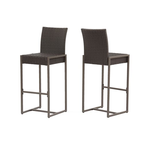 Outdoor Barstool With Hand Crafted Details (Set of 2) - R&R Furniture Gallery (Fountain Valley, CA)