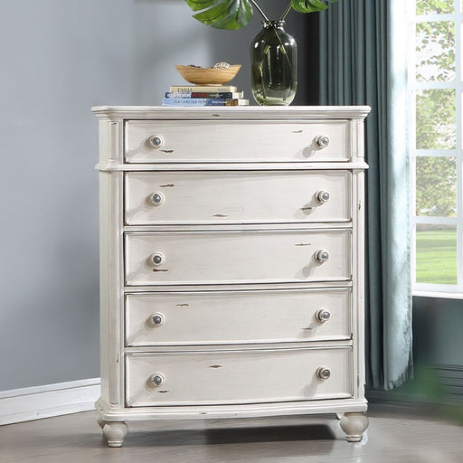 Jaqueline - Chest - Antique White - R&R Furniture Gallery (Fountain Valley, CA)