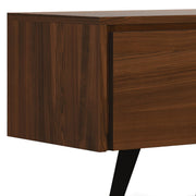 Lowry - Handcrafted TV Media Stand - Walnut - R&R Furniture Gallery (Fountain Valley, CA)