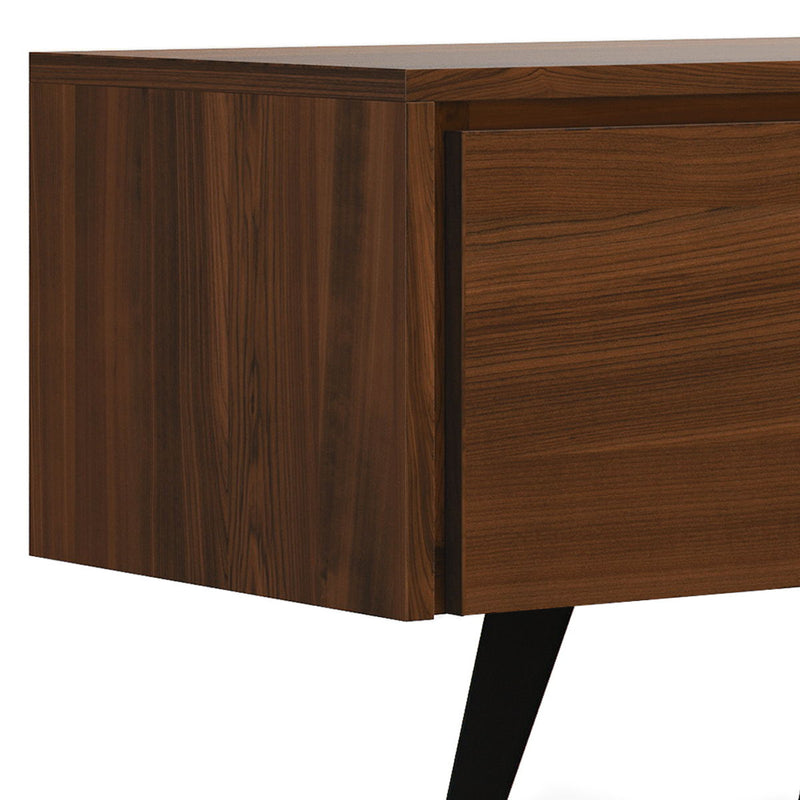 Lowry - Handcrafted TV Media Stand - Walnut - R&R Furniture Gallery (Fountain Valley, CA)