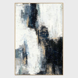 Gloss - 48" x 72" Painting Art by Buddy Whitlock - Gray / Black - R&R Furniture Gallery (Fountain Valley, CA)