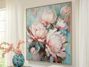 Parryville - Wall Art - Aqua / Pink - R&R Furniture Gallery (Fountain Valley, CA)