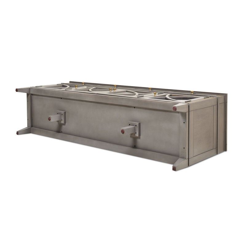 Dauphin - TV Stand Storage Display Console Table - Gray Cashmere - R&R Furniture Gallery (Fountain Valley, CA)