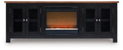 Wildenauer - 76" TV Stand With Electric Fireplace - R&R Furniture Gallery (Fountain Valley, CA)